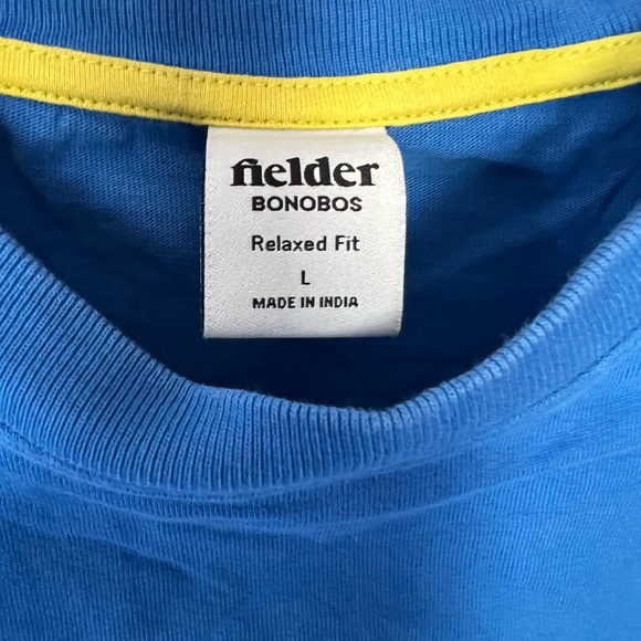 Bonobos Fielder Long Sleeve Shirt Men's Large Blue EUC - Picture 4 of 4